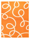 Modern Rug 160x230cm - Wool Rug - Rectangle / Orange / 160 x 230 cm Rectangle