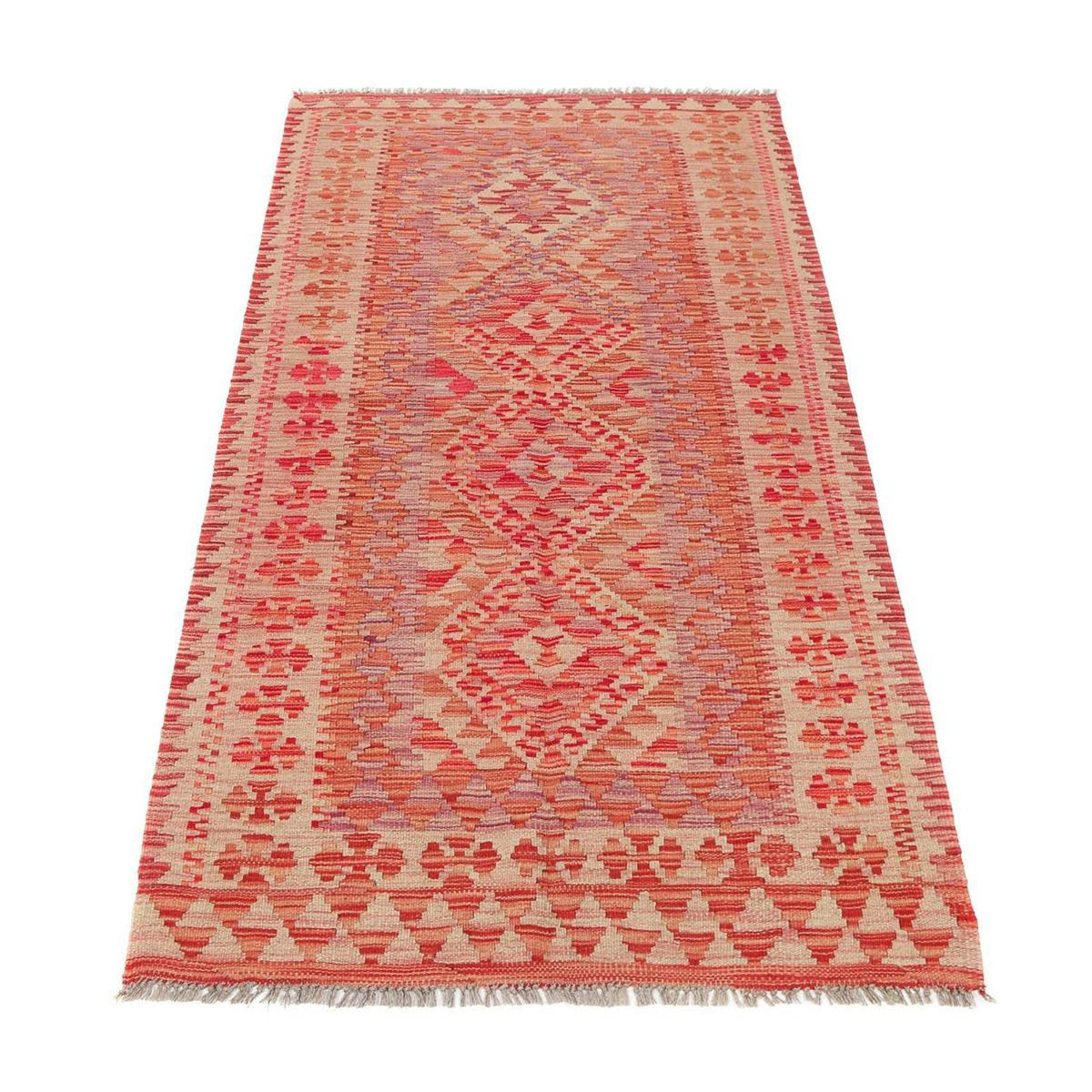 Runner Kelim Rug - Splash - 185 x 101 cm - multicolored