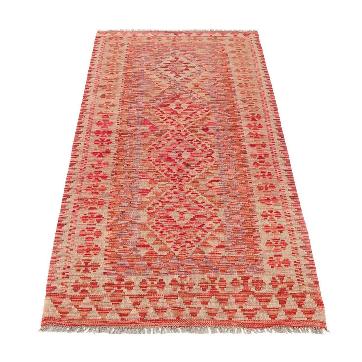 Runner Kelim Rug - Splash - 185 x 101 cm - multicolored