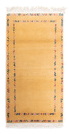 Nepal Rug 74x140cm - Wool Rug - Rectangle / Gold / 74 x 140 cm Rectangle