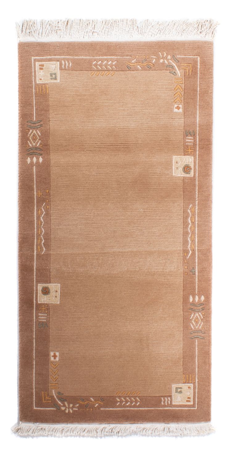 Nepal Rug - Royal - 144 x 73 cm - light brown