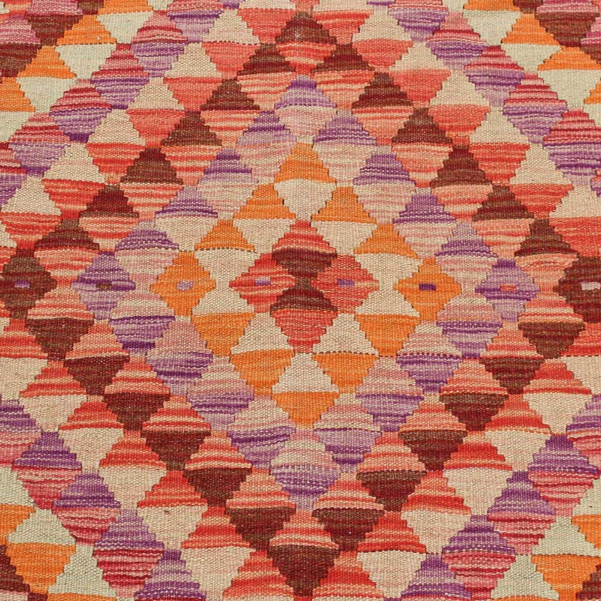 Runner Kelim Rug - Splash - 192 x 110 cm - multicolored