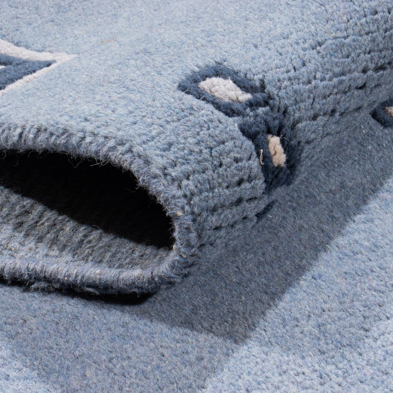 Runner Nepal Rug - 330 x 69 cm - blue