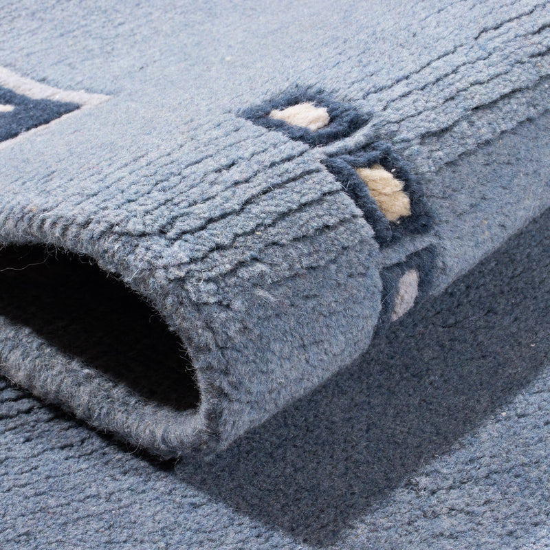 Runner Nepal Rug - 332 x 70 cm - blue