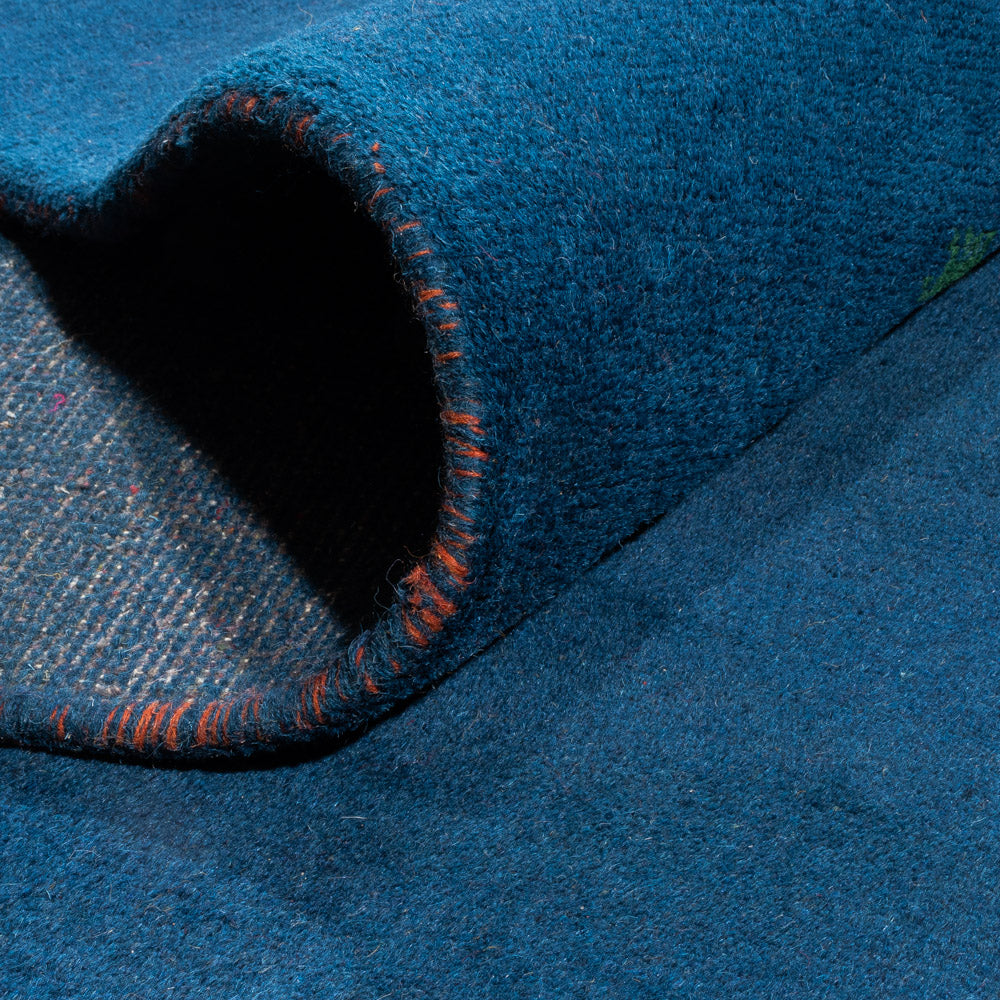 Gabbeh Rug - Indus - 395 x 309 cm - blue