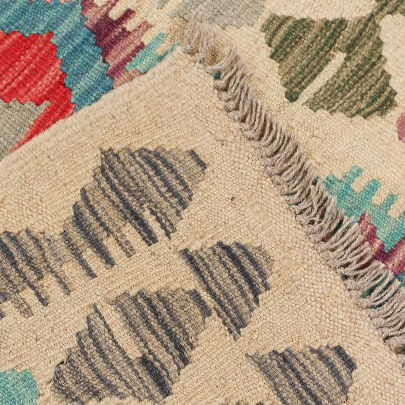 Runner Kelim Rug - Splash - 198 x 110 cm - multicolored