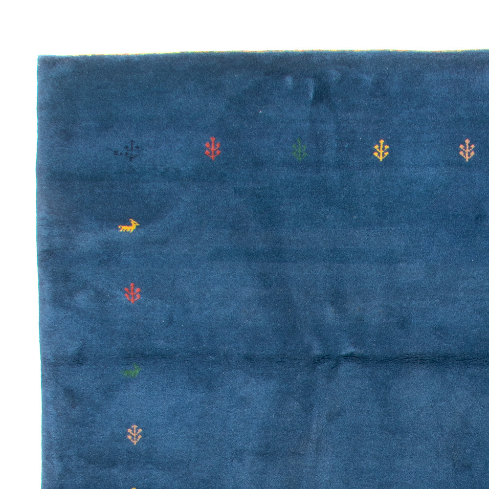 Gabbeh Rug - Indus - 394 x 297 cm - blue