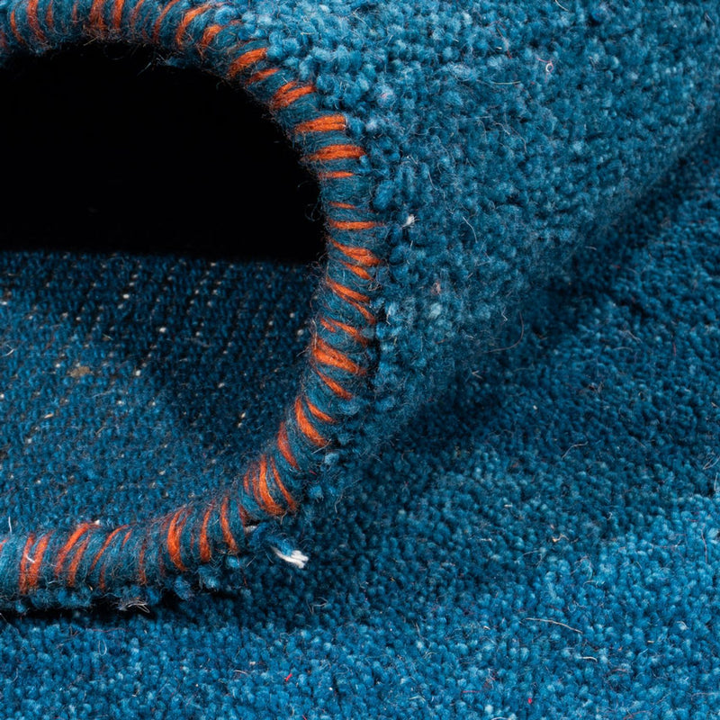 Gabbeh Rug - Indus square  - 254 x 251 cm - blue