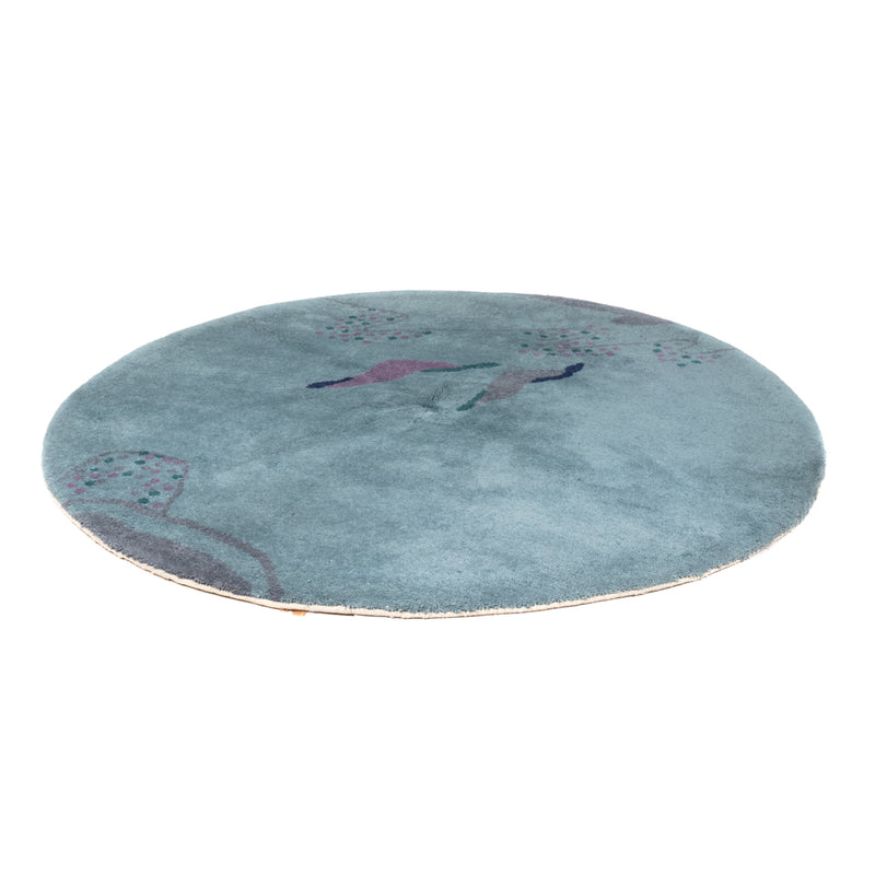 Gabbeh Rug - Indus round  - 200 x 200 cm - blue