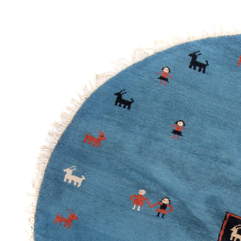 Indo Gabbeh Rug 195x195cm - Wool Rug