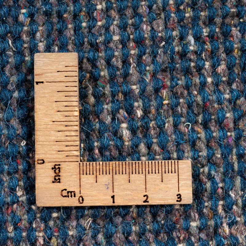 Gabbeh Rug - Indus round  - 190 x 190 cm - blue