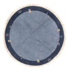 Nepal Rug 197x197cm - Wool Rug - Round / Blue / 197 x 197 cm Round