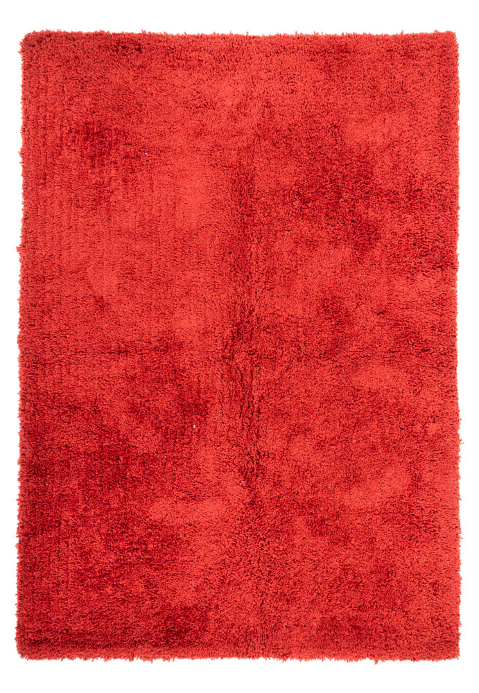 High-Pile Rug - 240 x 170 cm - red