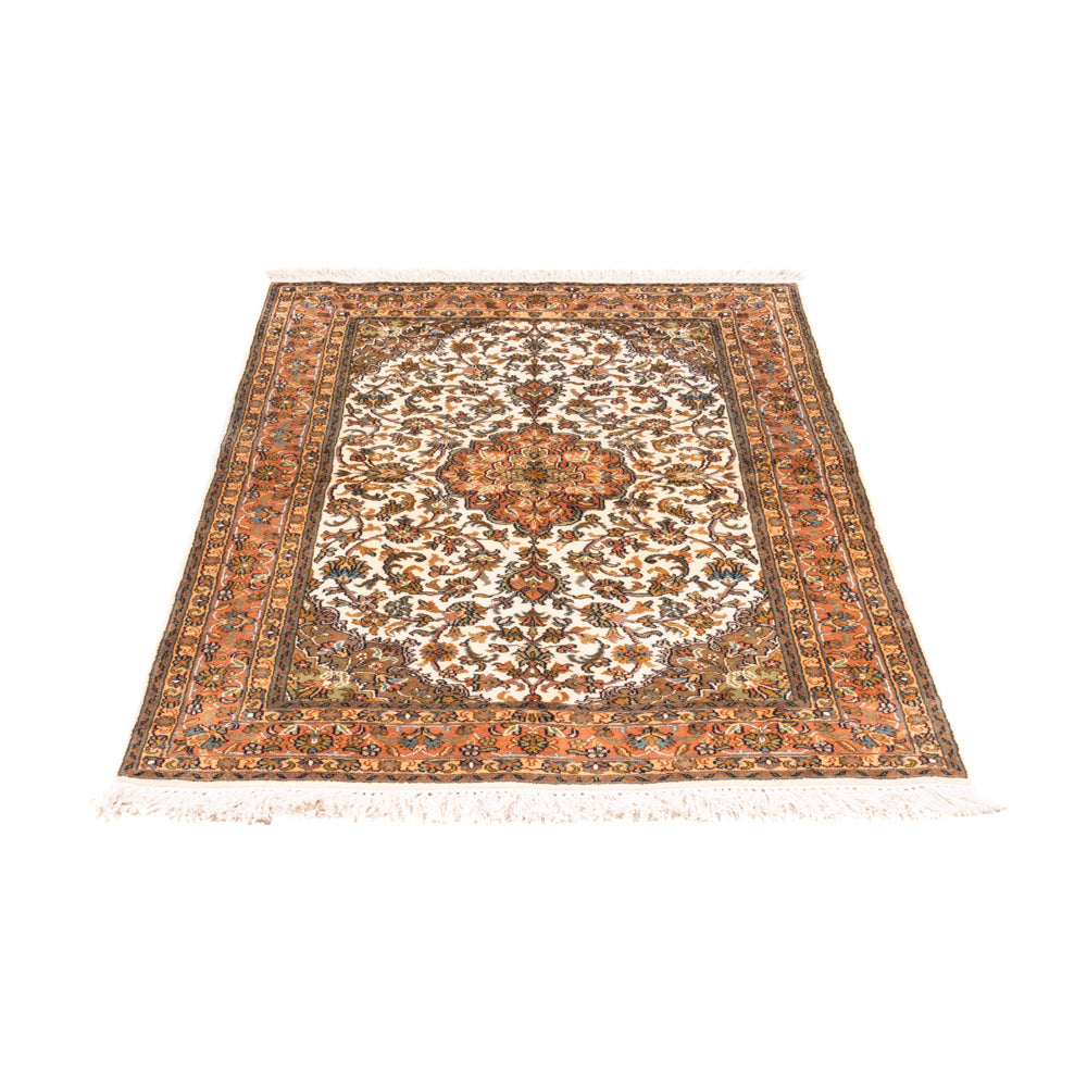 Silk Rug - Kashmir Silk - 149 x 95 cm - beige