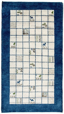 Gabbeh Rug - Indus - 162 x 92 cm - beige