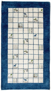 Gabbeh Rug - Indus - 162 x 92 cm - beige