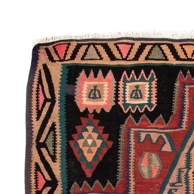 Runner Kelim Rug - Old - 300 x 140 cm - multicolored