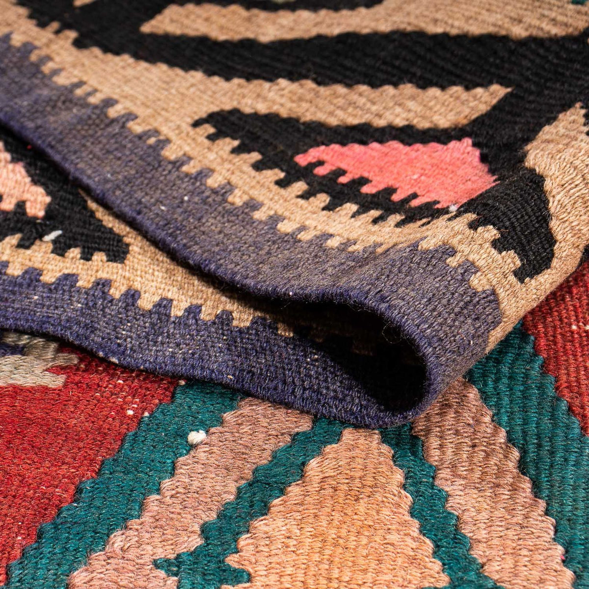 Runner Kelim Rug - Old - 300 x 140 cm - multicolored