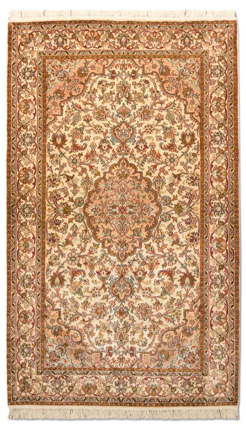 Silk Rug - Kashmir Silk - 164 x 94 cm - beige
