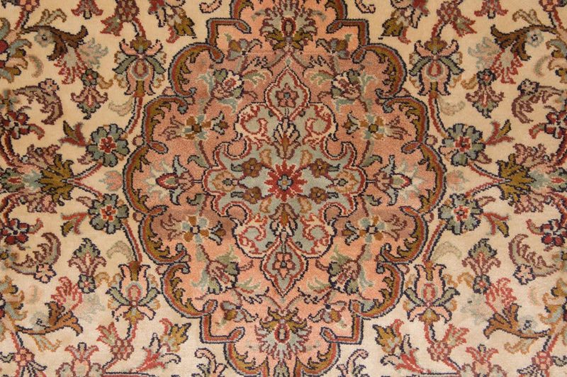 Silk Rug - Kashmir Silk - 164 x 94 cm - beige