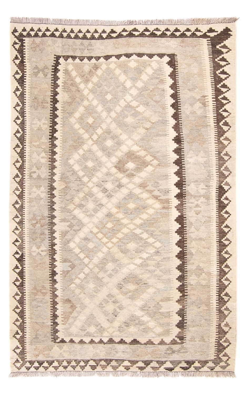 Kelim Rug - Splash - 196 x 134 cm - natural