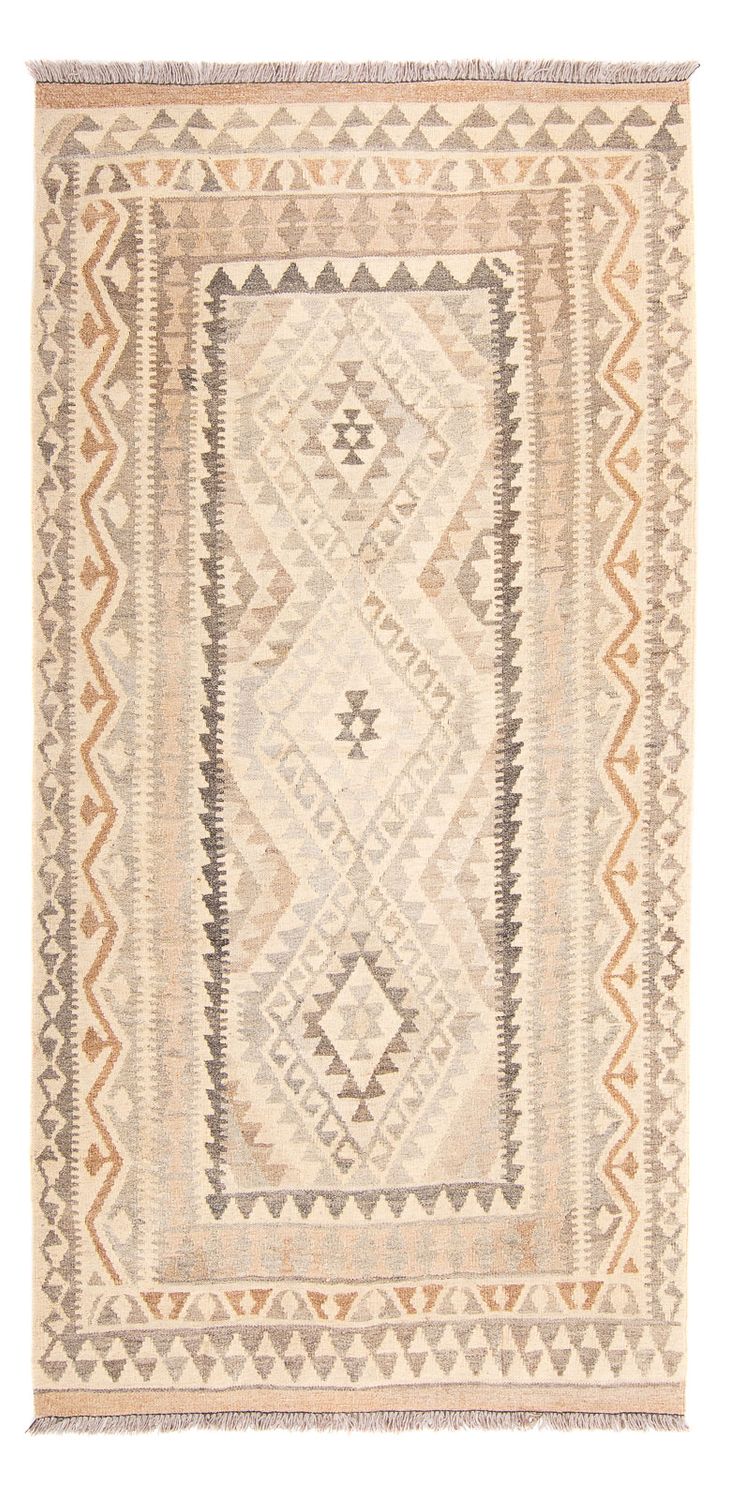 Kelim Rug - Splash - 203 x 121 cm - beige