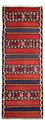 Runner Kelim Rug - Old - 380 x 135 cm - multicolored