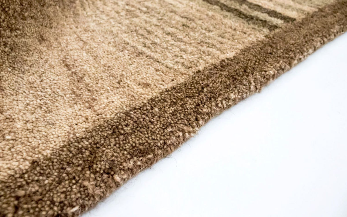 Wool Rug - 196 x 139 cm - beige