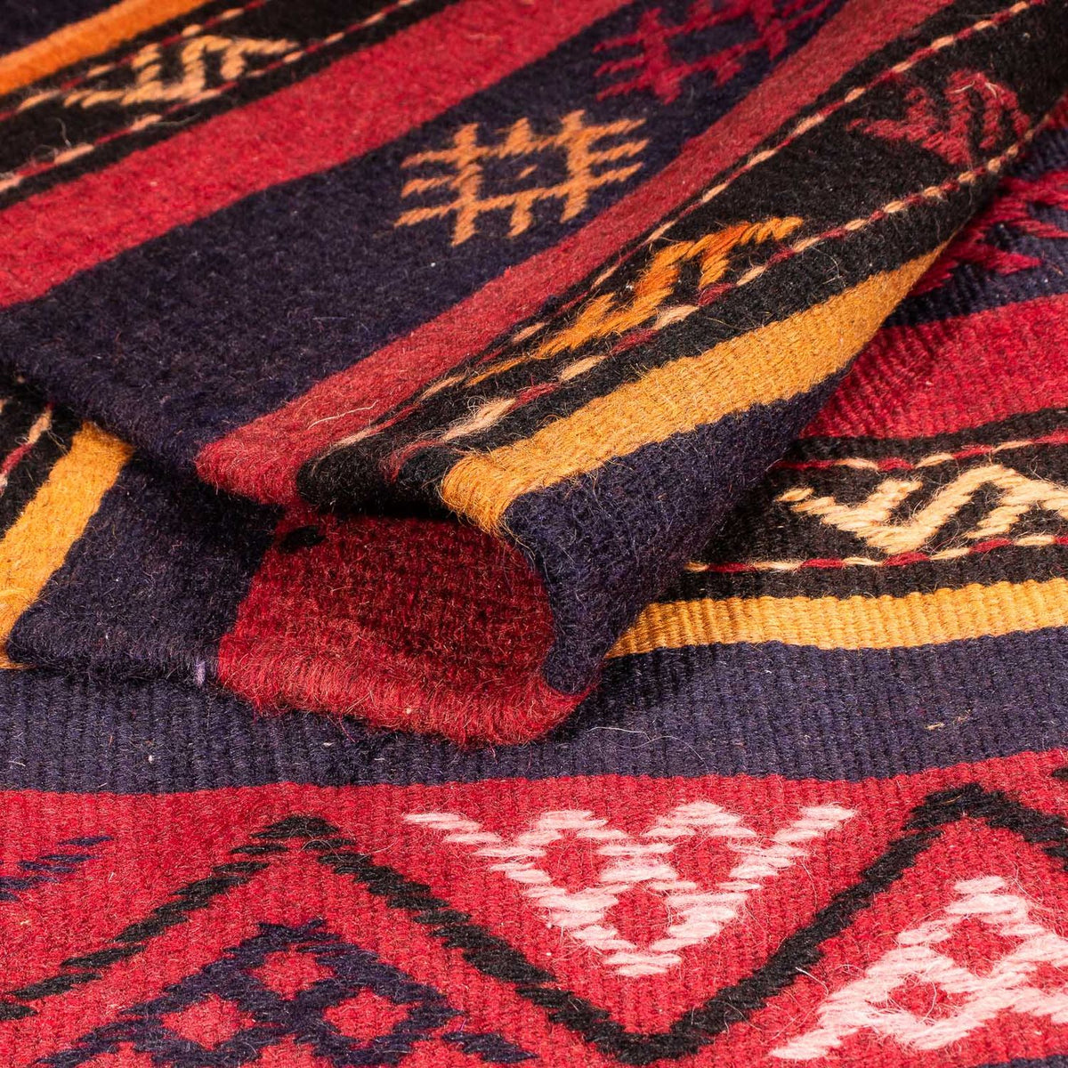 Kelim Rug - Old - 210 x 140 cm - multicolored