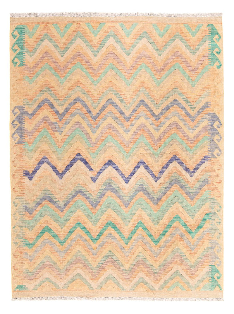 Kelim Rug - Splash - 203 x 152 cm - multicolored