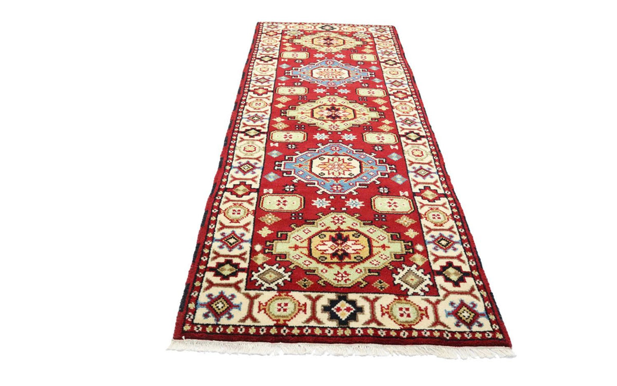 Runner Oriental Rug - 250 x 85 cm - red