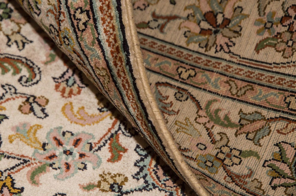 Silk Rug - Kashmir Silk - 148 x 93 cm - beige