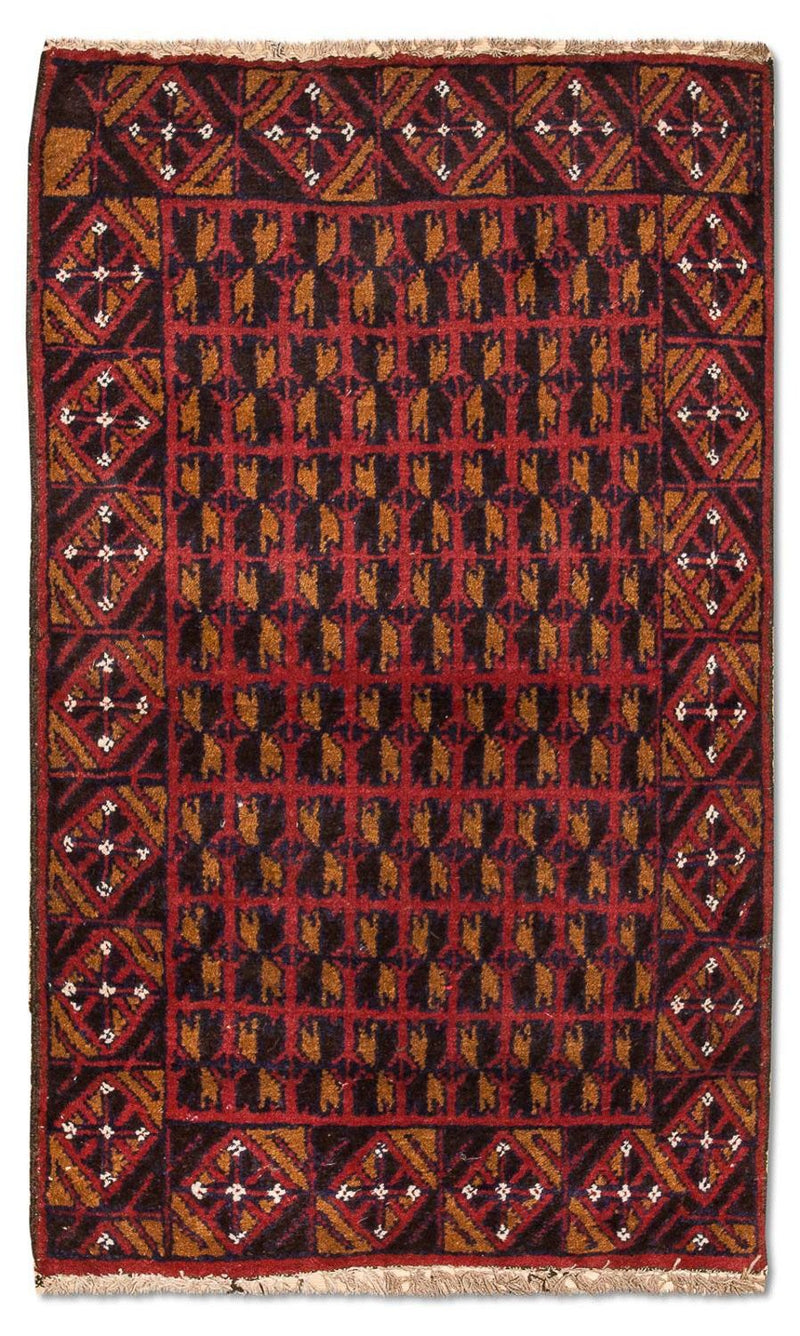 Belutsch Rug - 129 x 77 cm - red