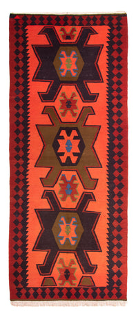 Runner Kelim Rug - Old - 335 x 150 cm - multicolored