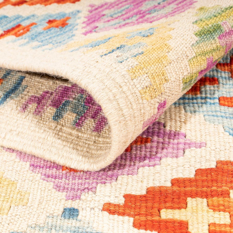 Kelim Rug - Splash - 168 x 125 cm - multicolored