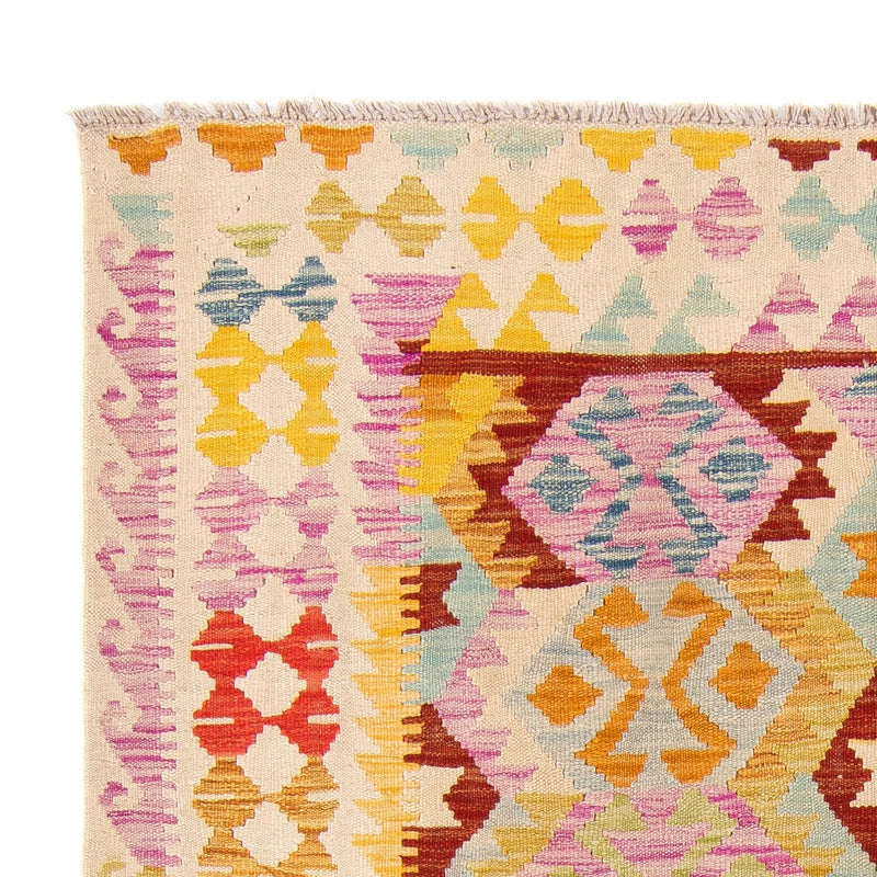 Kelim Rug - Splash - 203 x 148 cm - multicolored