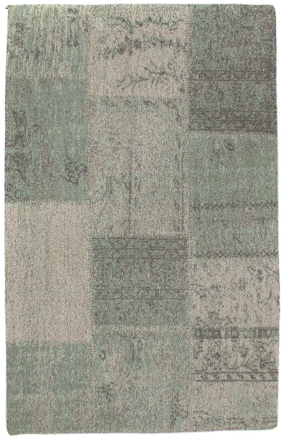 Patchwork Rug - 94 x 62 cm - multicolored