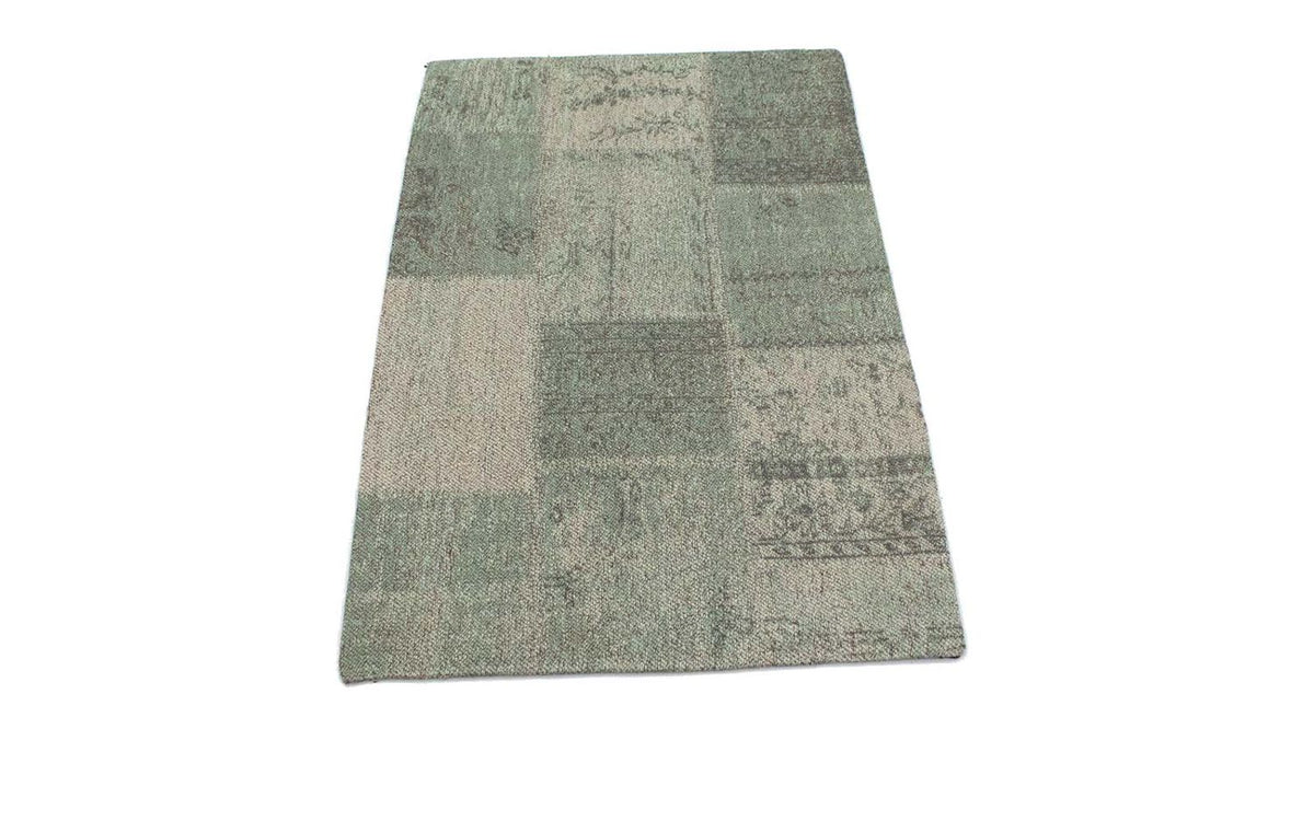 Patchwork Rug - 94 x 62 cm - multicolored