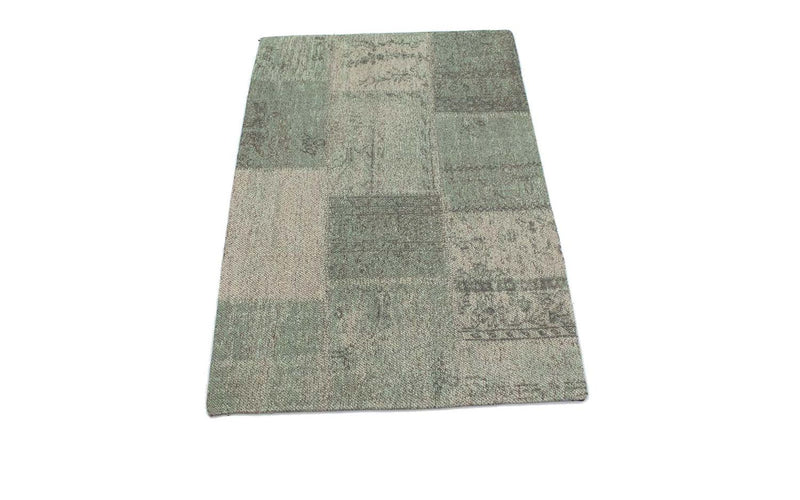 Patchwork Rug - 94 x 62 cm - multicolored