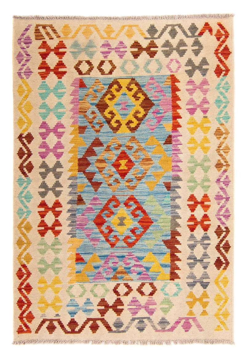 Kelim Rug - Splash - 146 x 100 cm - multicolored