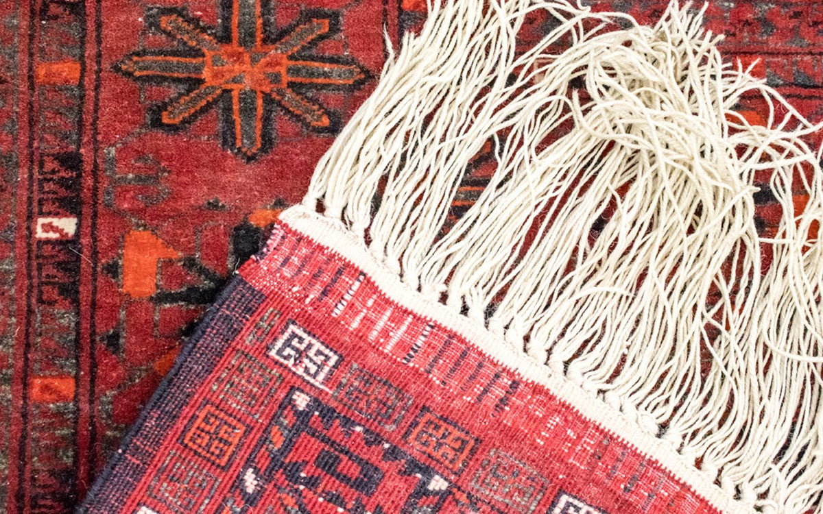 Afghan Rug - Bukhara - 225 x 172 cm - red