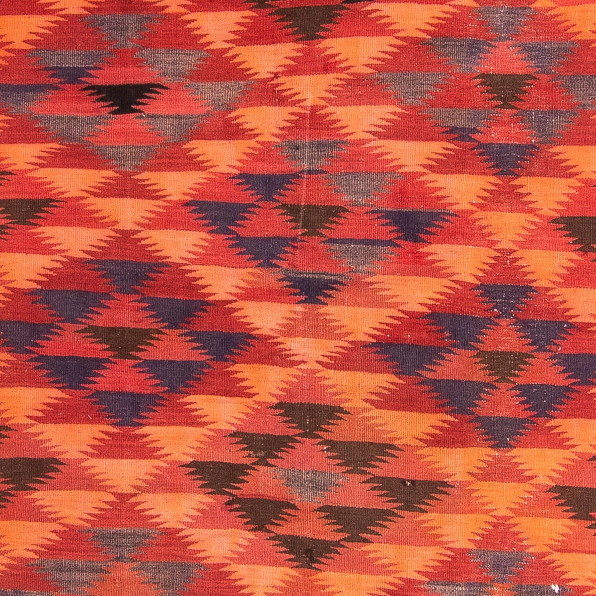 Runner Kelim Rug - Old - 365 x 148 cm - multicolored