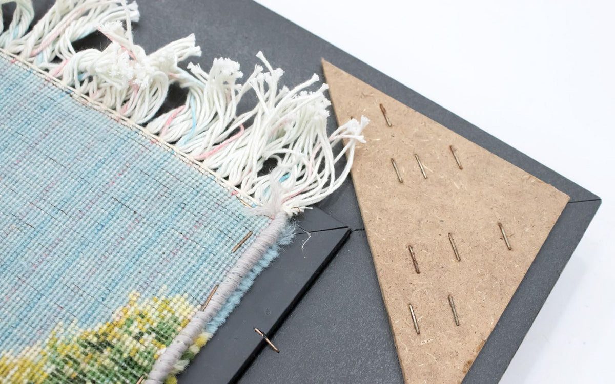 Tapestry square  - 116 x 95 cm - multicolored