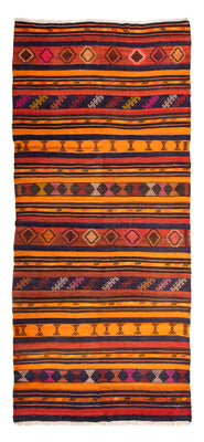 Runner Kelim Rug - Old - 340 x 170 cm - multicolored