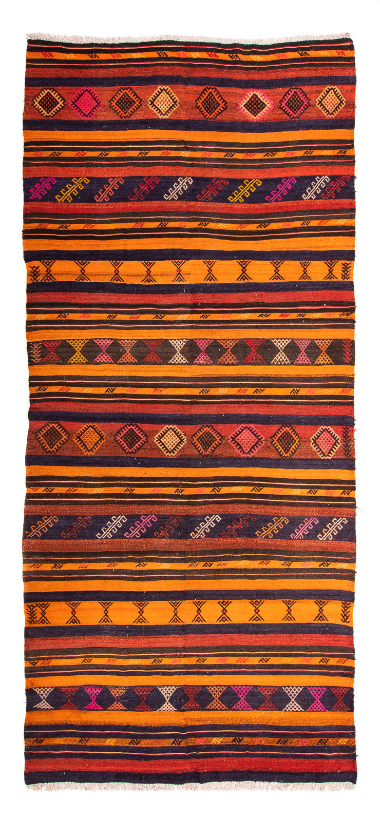 Runner Kelim Rug - Old - 340 x 170 cm - multicolored