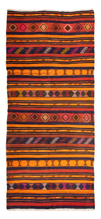 Runner Kelim Rug - Old - 340 x 170 cm - multicolored