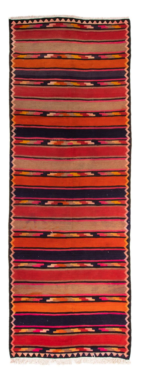 Runner Kelim Rug - Old - 340 x 125 cm - multicolored