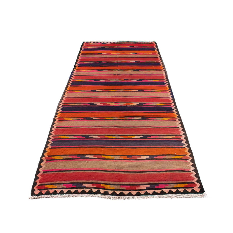 Runner Kelim Rug - Old - 340 x 125 cm - multicolored