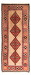 Runner Kelim Rug - Old - 360 x 155 cm - multicolored
