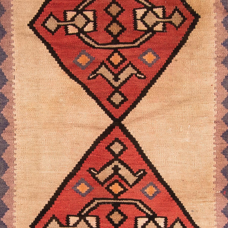 Runner Kelim Rug - Old - 360 x 155 cm - multicolored